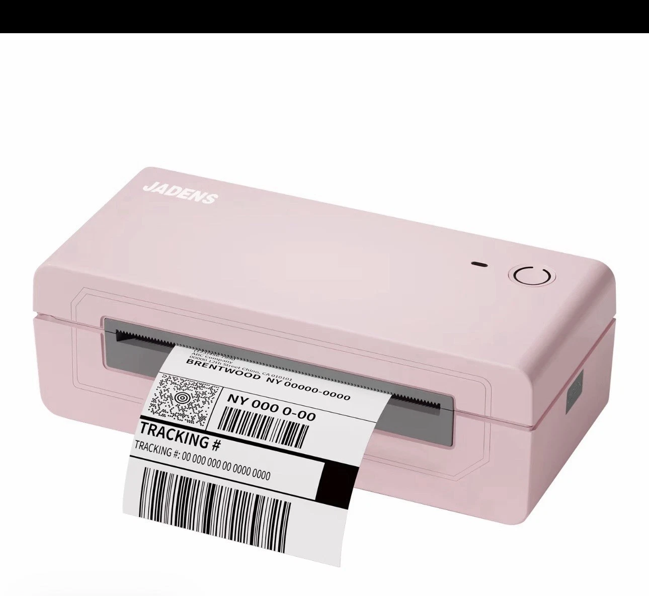 Pink JADENS 668BT thermal label printer
